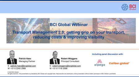 Transport Management 2.0; getting grip on your transport, reducing costs and improving visibility