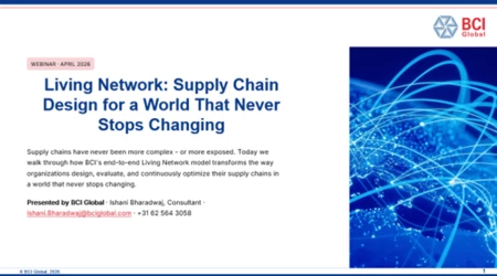 Living Network Design Webinar - Are your supply chain decision capabilities fast enough for today’s disruptions?