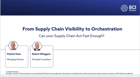 From Visibility to Orchestration: Can your Supply Chain Act Fast Enough?