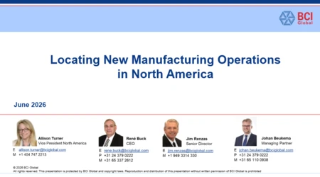 How and Where to Find the Most Competitive Manufacturing Locations in the US and Mexico